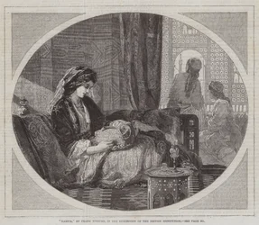 Xarifa, na Exposição da Instituição Britânica